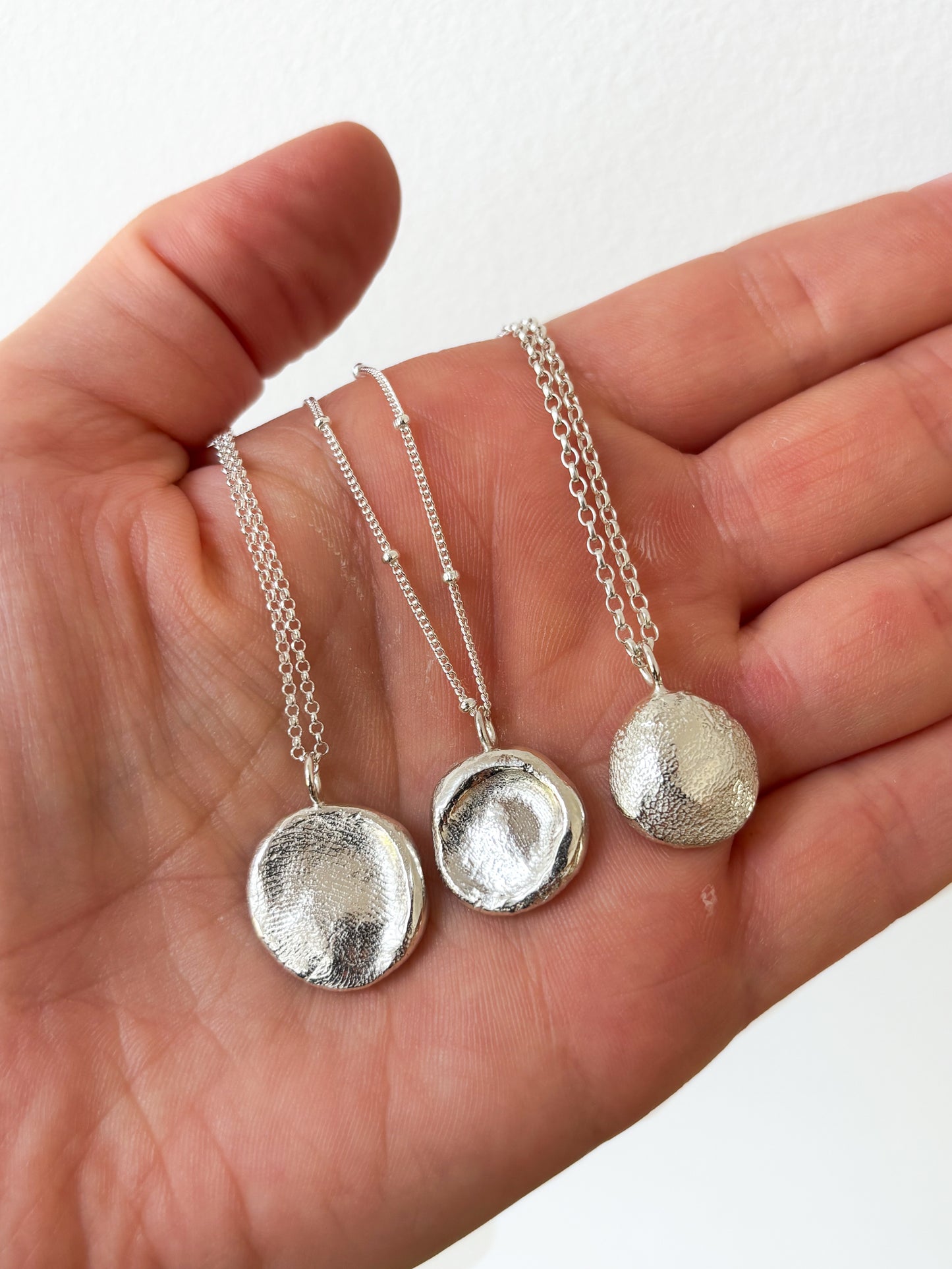 Additional Fingerprint / Dog nose or paw print pendant charms