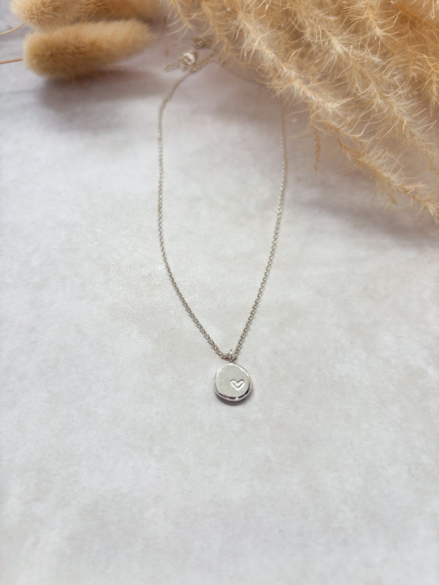 Heart Pebble Necklace