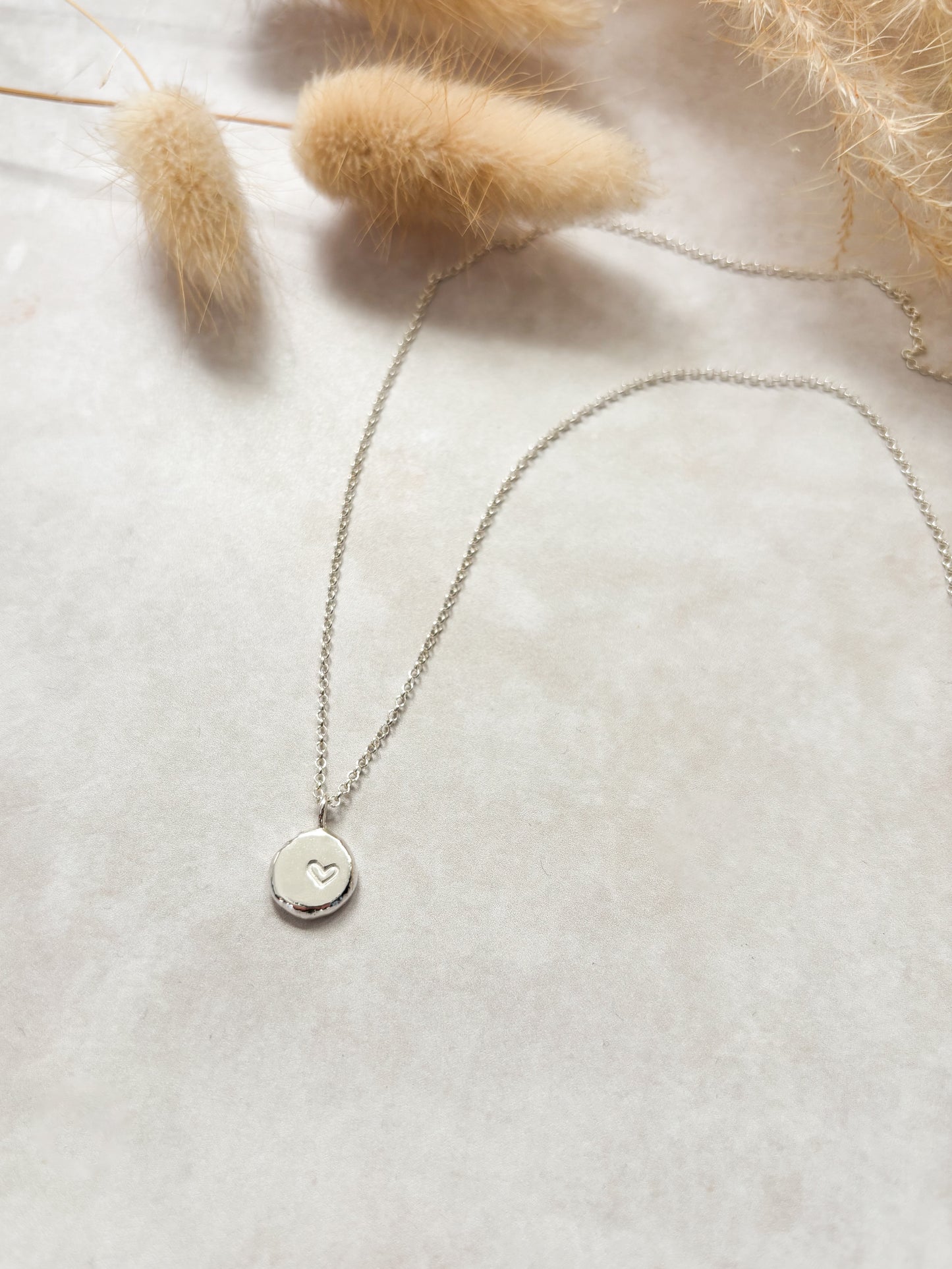 Heart Pebble Necklace